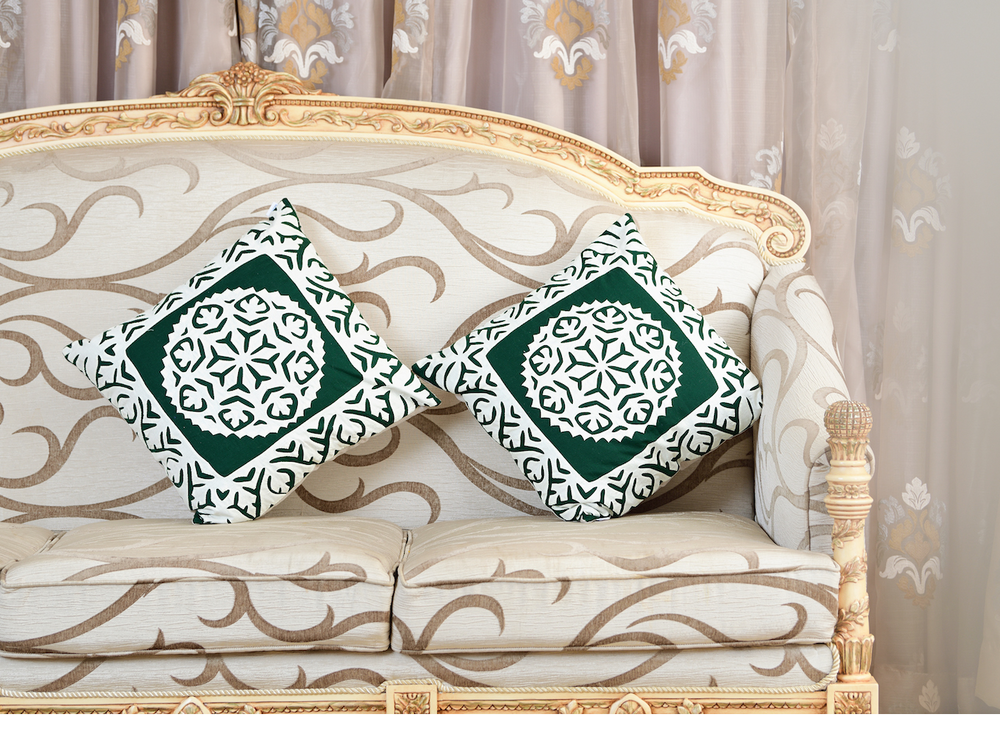 Forest Green Decorative Pillow 4